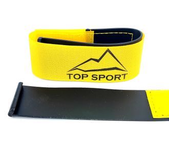 Липучки для горных лыж TopSport желтые