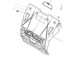 Брызговик оригинал BRP 520000949 для BRP LYNX/Ski-Doo