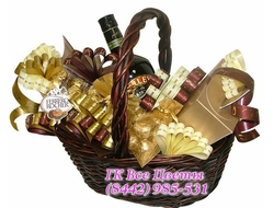 Подарочная корзина Золотая