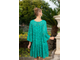 23F-826/6C   Платье   M, L, XL, 2XL (4), хлопок, зеленый