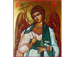 Ангел-Хранитель. Рукописная икона. 9х10,5см.