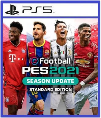 Efootball Pes 2021 (цифр версия PS5) RUS 1-4 игрока