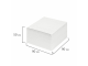 Блок для записей STAFF непроклеенный, куб 8х8х8 см, белый, белизна 90-92%, 111980