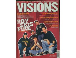 Visions Magazine April 2003 BoySetsFire Cover Placebo Иностранные музыкальные журналы, Intpressshop