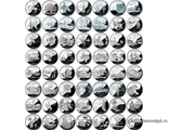 Набор из 56 монет серии «Штаты и территории США»