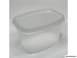 Одноразовый пластиковый пищевой контейнер с крышкой 750 мл / 1 шт