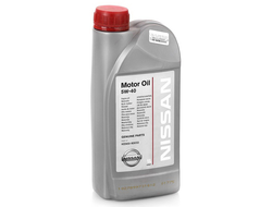Моторное масло Nissan 5W40 синтетическое  1 л.