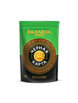 Кофе растворимый Черная Карта Exclusive Brasilia 150 г