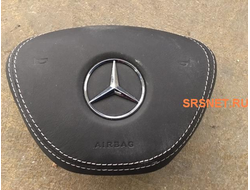 Восстановление внешнего вида (крышки) подушки безопасности водителя Mercedes-Benz W222