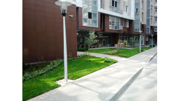 Озеленение жилого комплекса "Посейдон" в Сочи 