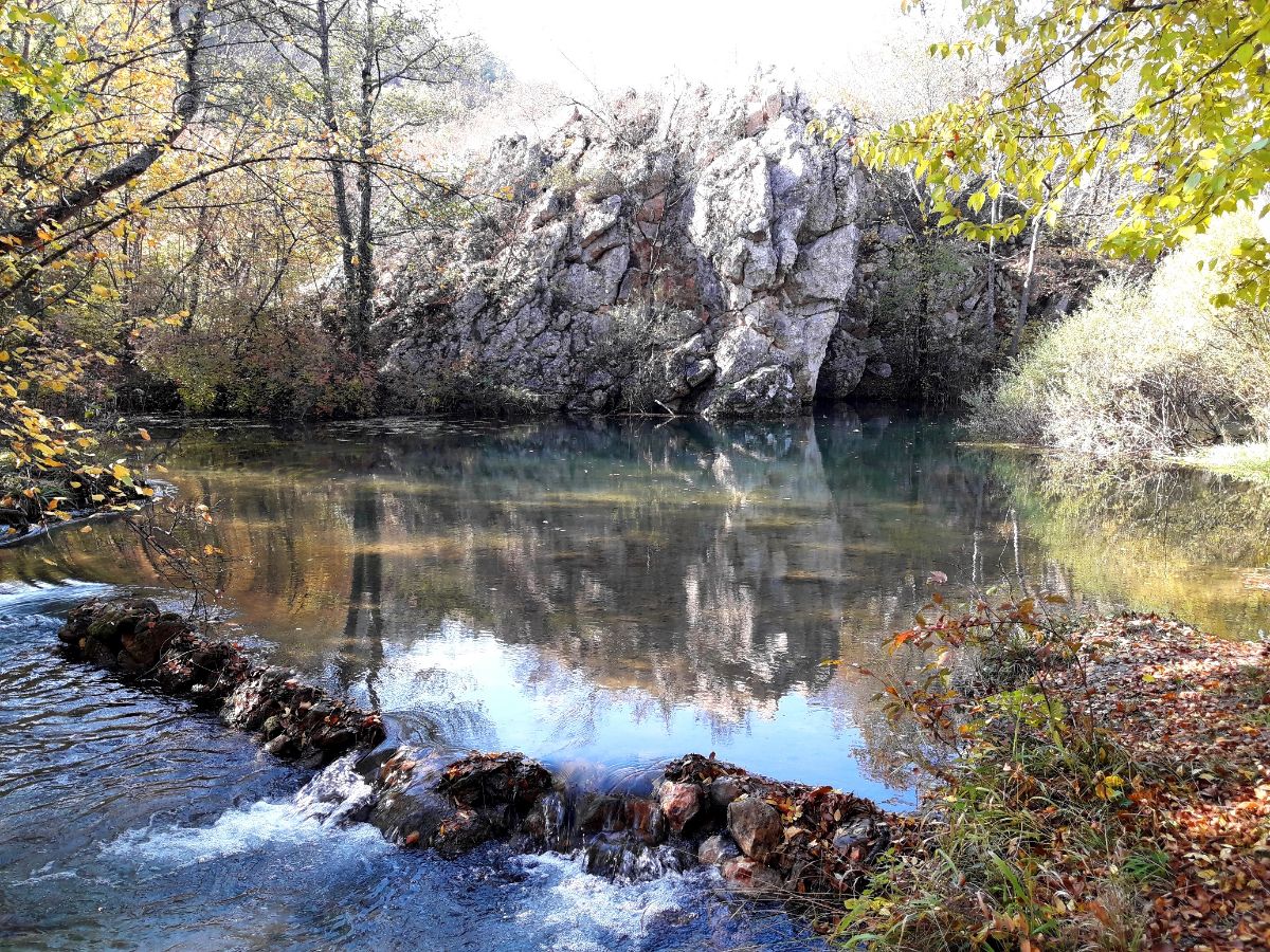 автопешеходный тур осенью в Крым, Чернореченский каньон