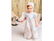 Крестильный набор с платьем модель "Ксения" 100% хлопок, размеры от рождения до 8-ми лет, комплектация на выбор, можно вышить любое имя, цена от
