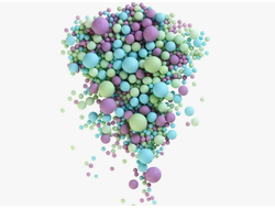 ДРАЖЕ ЗЕРНОВОЕ 40 г, Голубое, Сиреневое + Изумруд (МАТОВОЕ) # 91 М