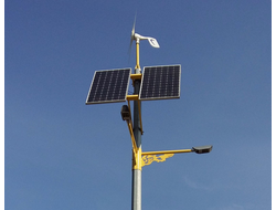 Автономный уличный ветро-солнечный фонарь цена от