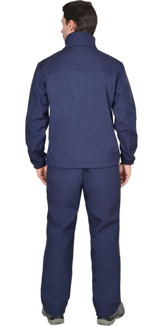 Куртка -Азов" синий софтшелл пл 350 г/кв.м