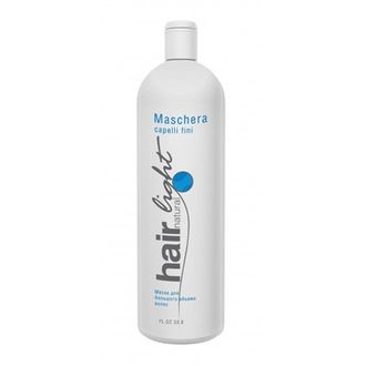 HC HL Маска для большего объема волос Hair Natural Light Maschera Capelli Fini, 1000 мл.