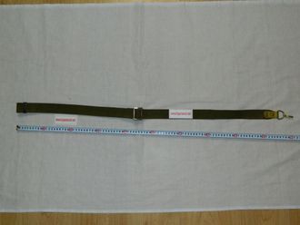 Russian-Soviet Army Saiga/AK-74/AKM canvas gun sling one snap lock GREEN