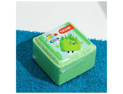 Кубик бурлящий для ванны детский Яблоко "Четверо в кубе", 90 г