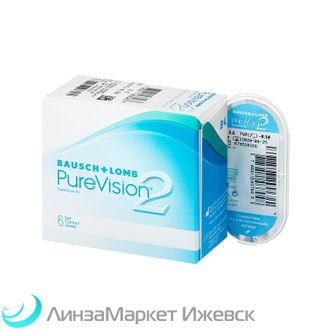 Месячные контактные линзы Pure Vision 2 HD (6 линз) в ЛинзаМаркет Ижевск