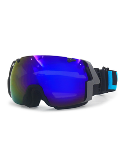 Маска горнолыжная LY-63 BOLT blue lens