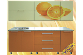 Набор корпусной мебели для кухни 24
Корпус: ЛДСП, фасады: МДФ + фотопечать на МДФ Размер: 2м.