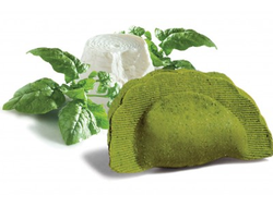 Равиоли зеленые с рикоттой и базиликом (упаковка 0,5 кг, цена за кг 850 рублей)