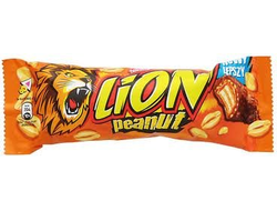 Шоколадный батончик Lion Peanut 40 грамм.