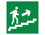 Направление к эвакуационному выходу по лестнице вверх Е 15