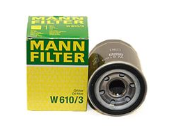 Фильтр масляный  MANN W610/3 (MAZDA 626 GE ,Xedos 6 2.5-24v/MITSUBISHI/OPEL)