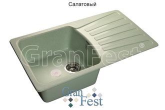 мойка Granfest STANDART  GF-S850L цвет салатовый