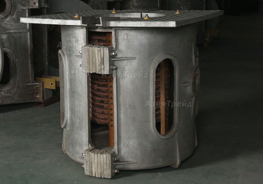 Индукционная печь в алюминиевом корпусе