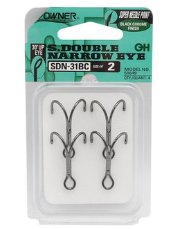 Крючок OWNER двойной SDN-31BC № 2 4шт