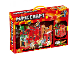 Конструктор Minecraft  LB616 &quot;Красная крепость&quot; (528 дет)
