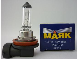 Лампа МАЯК H11 12V 55W 1 шт.