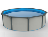 Морозоустойчивый бассейн Poolmagic размер 3,0 x 1,3 м круглый White Basic