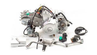 Двигатель 125см3 152FMI (52.4x55.5) автомат, 1ск+реверс, верхний стартер