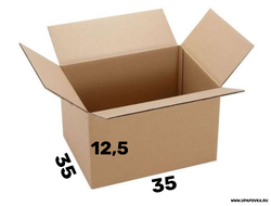 Коробка 4-x клапанная 35 x 35 x 12,5 см