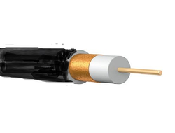 Коаксиальный кабель RG-6. черный. Морозостойкий (копия)