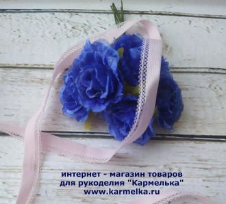 Резинка №32-119 для белья, ширина 10мм, цвет розовый - 6р/ярд