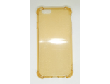 Защитная крышка силиконовая iPhone 6 Plus анти-падение золотистая