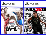 UFC + NBA 2K19 (цифр версия PS5) 1-2 игрока