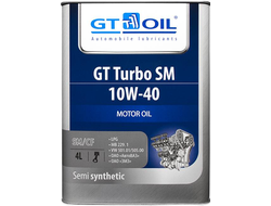 МАСЛО МОТОРНОЕ GT OIL TURBO SM 10W-40 4л