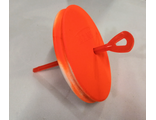 Жерлица кружок с флуоресцентной мачтой (d=145mm) оранжевый