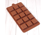 Форма силиконовая для шоколада "Подарок" 20*10 см, 15 ячеек