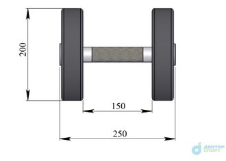 Гантель профессиональная 15 кг
