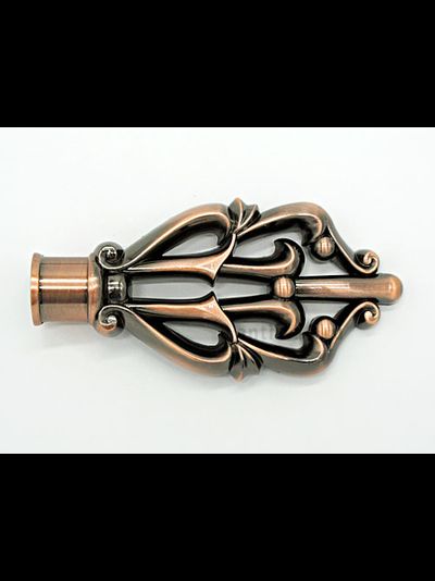 "Дамаск", наконечники плоские классические для карнизов. 16-19 мм