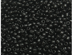 Бисер Китайский №8-49 черный непрозрачный, 50 грамм