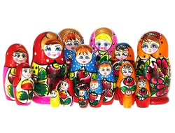 Матрёшка Майдановская 5-кукольная маленькая