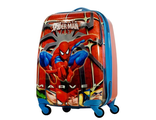Детский чемодан на 4 колесах Человек-Паук Супергерои Марвел / Spider-Man Marvel - красный 3