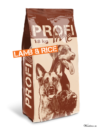 PREMIL PROFI LAINE Lamb & Rice (ПРЕМИЛ ПРОФИ ЛАЙН ЯГНЕНОК) для взрослых собак, выставочных собак, и для собак с чувствительным пищеварением 18 КГ.